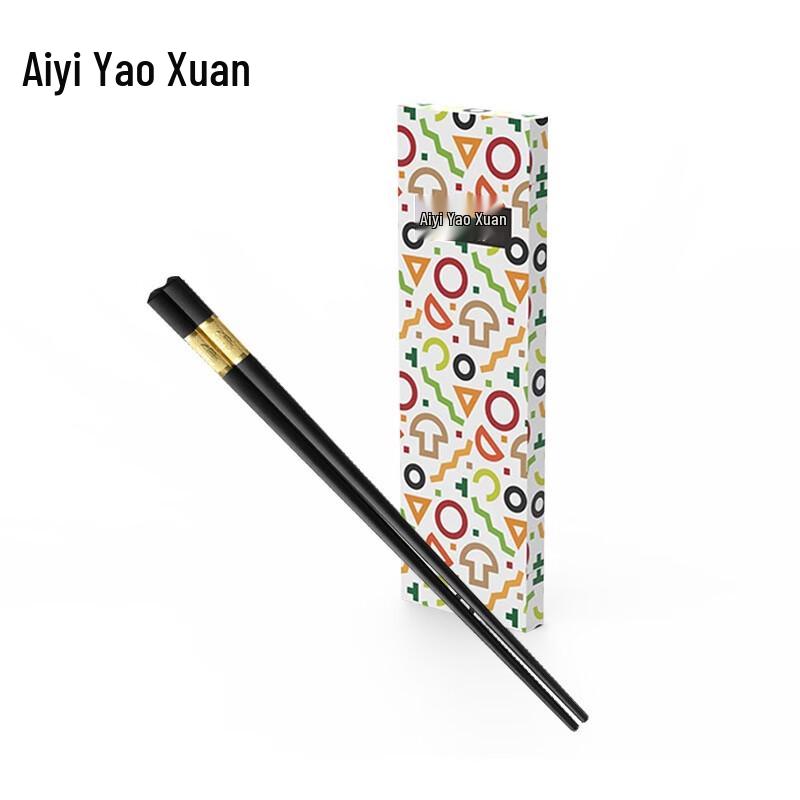 Golden Blessing Chinese Style Alloy Chopsticks