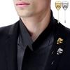 Brooch Pin Lapel Suit Dress Sweater Decor Creative Man Alloy Party Wedding