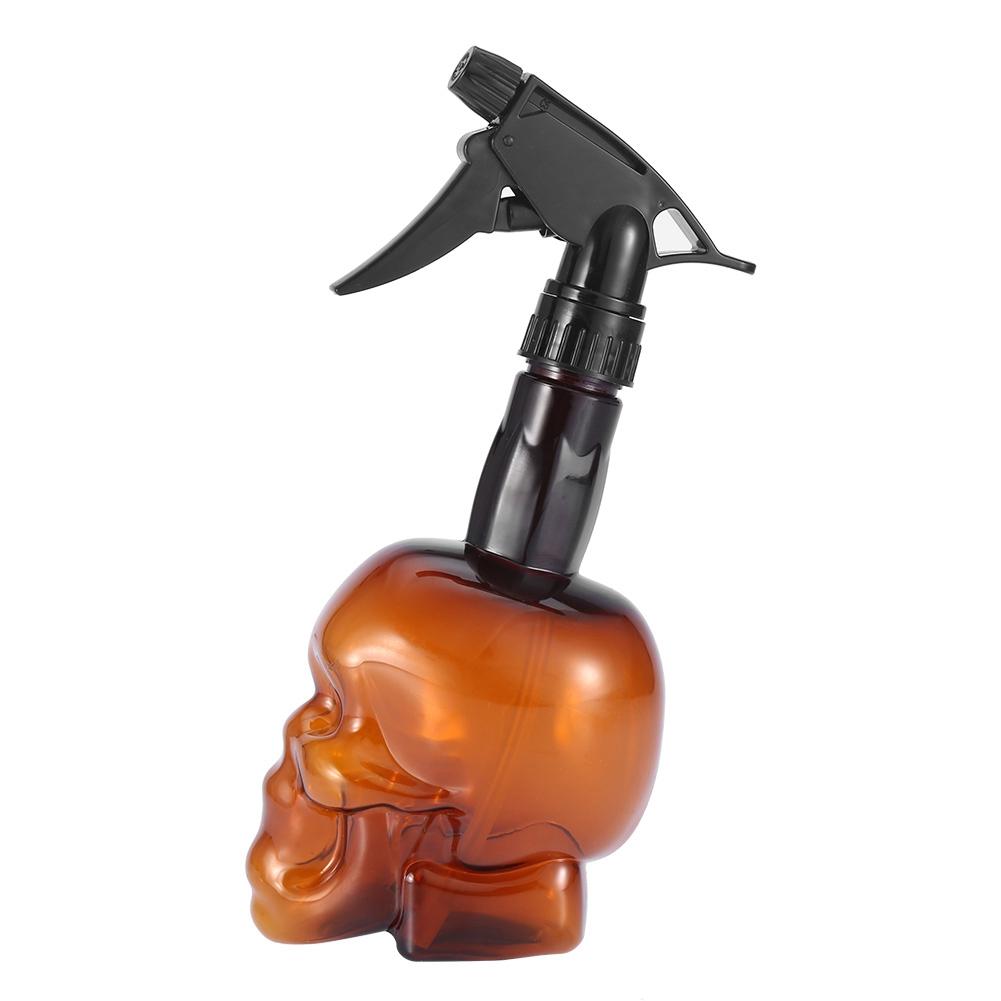 Парикмахерский спрей флакон многоразового использования Череп Парикмахерская водный туман распылитель 500 мл зеленый коричневый