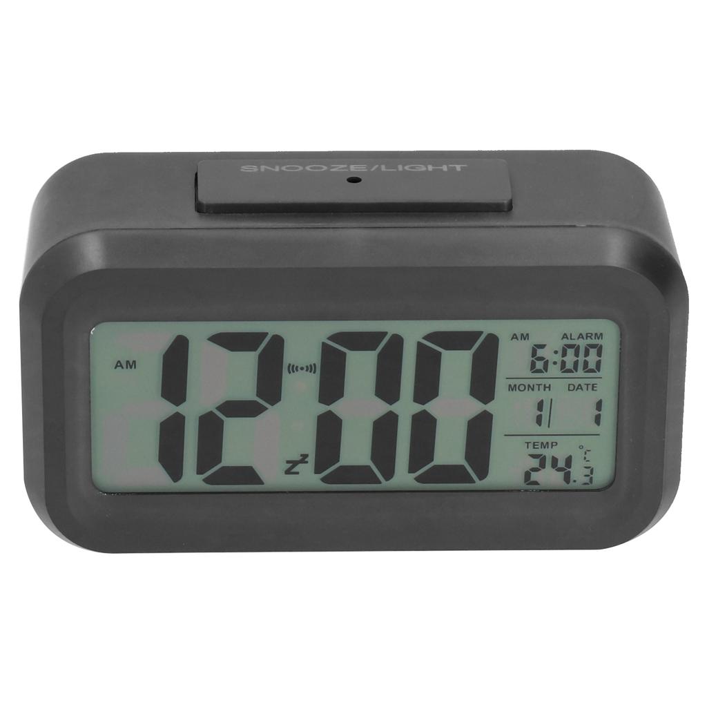 Digital Alarm Clock LED Large Display Electronic Night Light Snooze Function Alarm Clock for Bedroom