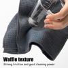 Washable Towel Absorbent Waffle Weave Kitchen Towels Lint-Free & Quick-Dry Cleaning Cloth For Dishes Floor Car Mirror Furniture