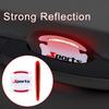 8pcs Car Door Handle Bowl Protective Reflective Sticker Warning Strips Decals