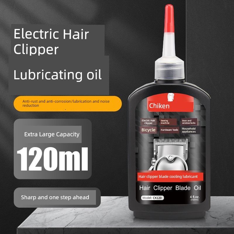 

Hair Clipper Lubricant, Electric Clipper Special Oil, Smooth and Noise-Reducing Oil, Shaving Scissors, Razor, Electric Clipper Maintenance Oil Lubrication and Noise Reduction [1 Bottle] 120ml