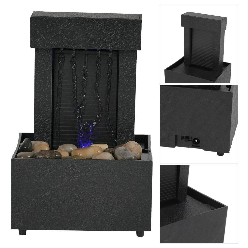 Plastic Indoor Plastic Flowing Water Ornament  Living Room Central Decor Piece