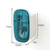 1 dispensador automático de pasta de dientes, accesorio de baño, exprimidor de pasta de dientes para montaje en pared, soporte para cepillo de dientes