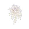 Women's Handmade Pearl Fireworks Brooch: Versatile High-End Corsage Pin for Suit Jackets