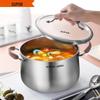 Casserole à soupe à fond composite en acier inoxydable 304 SUPOR
