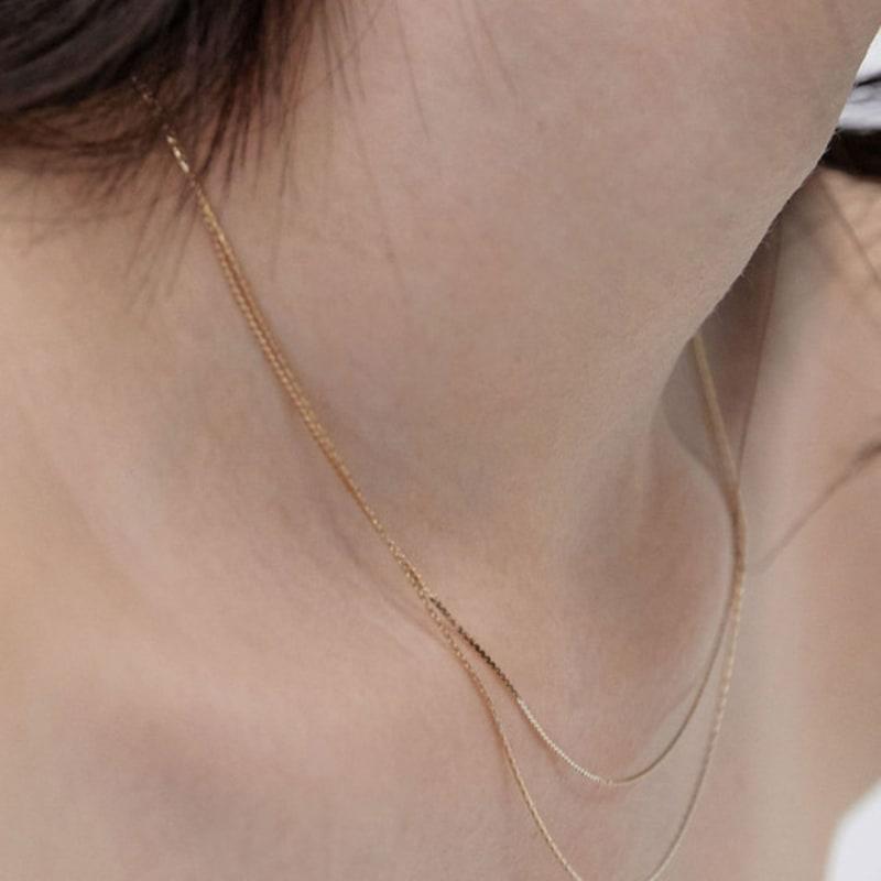 byweekend Glow necklace_gold