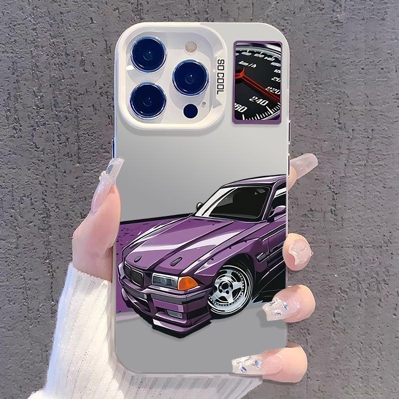 Applicable To Ipone13 Apple Phone Case 12pronax Colored Silver 11 Cool Car 15 Laser 14 Popular 16