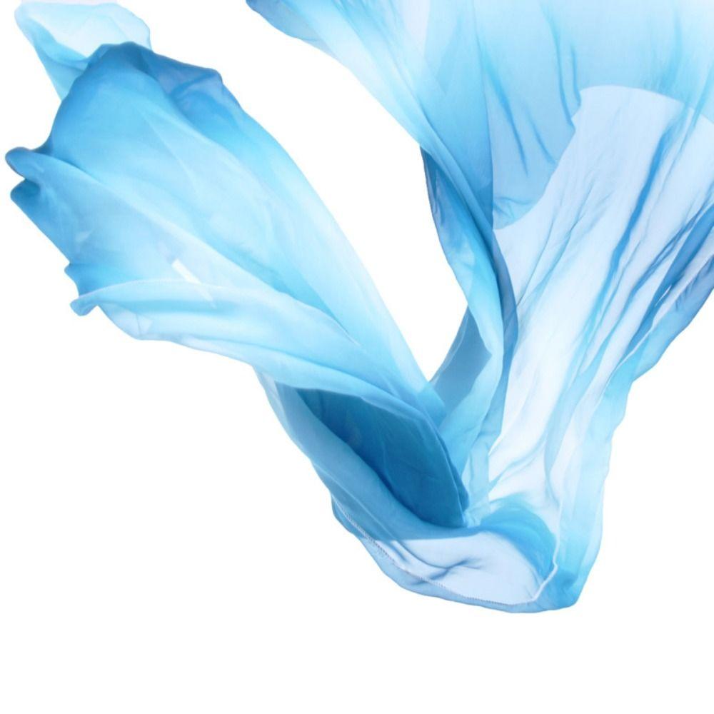 Light Texture Latin Belly Dance Shawls Gradient Color Performance Shawl Show Costumes