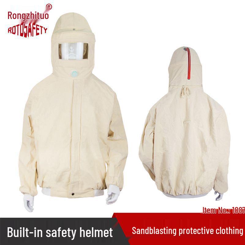 Industrial Sandblasting Protective Canvas Suit for