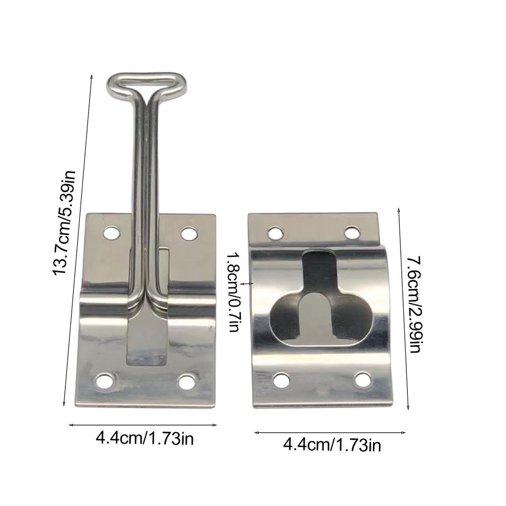 

Door Latch For RV Windproof Entrance Hardwarel Travel Trailer Door Holder For Women Family Couples Friends Homeowners Travel
