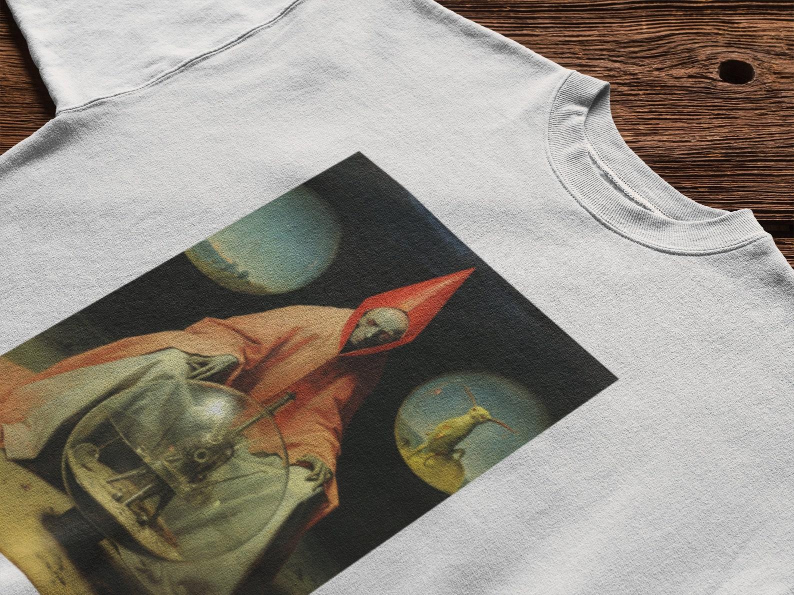 Hieronymus Bosch T shirt Renaissance The Garden of Earthly Delights Last Judgement Haywain Triptych 3XL