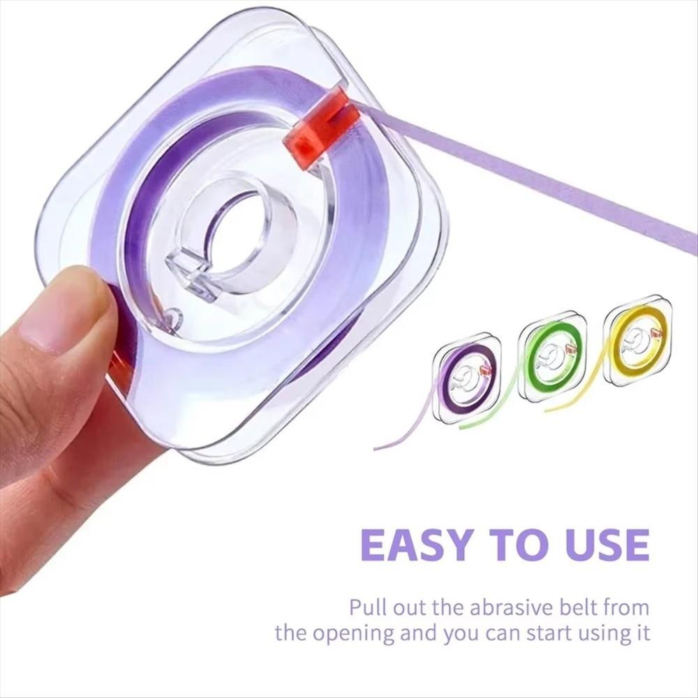 Portable Colored Rolled Molar Strips 20/30/50um Dental Tool Gifts Tooth Finishing Strip