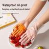 Shuang Qiang Disposable TPE Food Grade Gloves, 300 Count