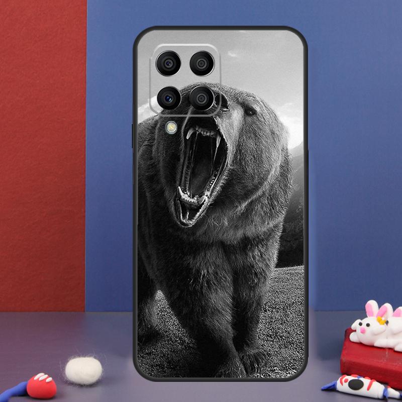 Cute Grizzly Bear Case For Samsung Galaxy M32 M52 M12 M16 M14 M54 M13 M33 M53 M56 M36 M31 M11 M35 M55 M15 M06