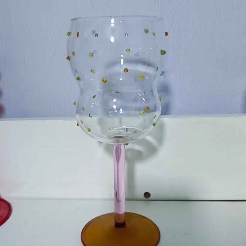 Luxury Jeweled Wine Glass Glamorous Rhinestone Clipart Diamond Crystal Cocktail Glass Design Sparkly Drink Glasses