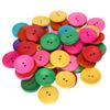 150pcs 2 Holes Sewing Buttons Multicolor DIY Craft Supplies Large Buttons Wooden Buttons DIY Craft