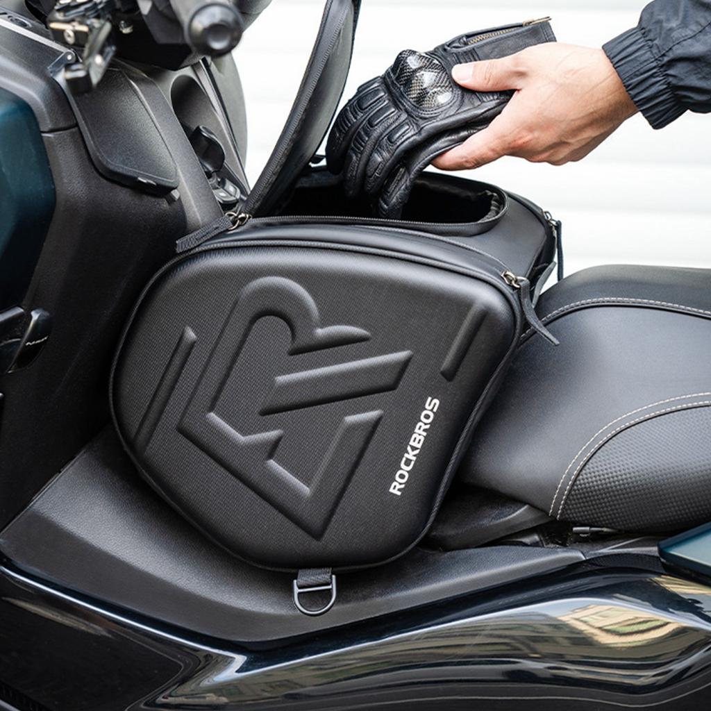 Waterproof Motorcycle Pedal Tunnel Bag Tank Bag For Yamaha Xmax 125 250 300 400 Nmax 125 155 160 Tmax 500 560 Eva Hardshell Bag
