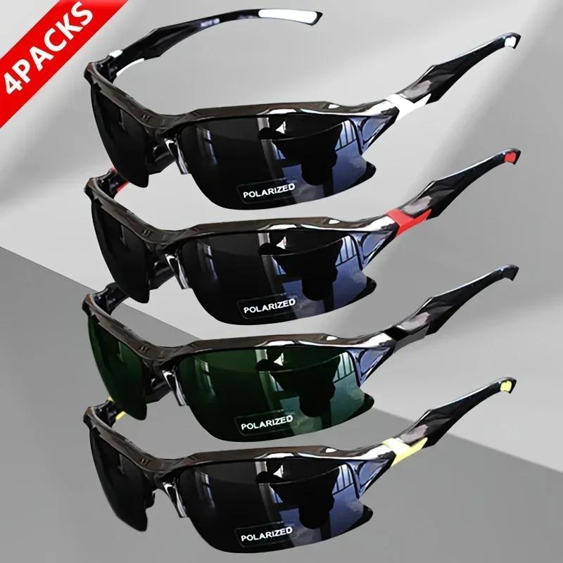 Windproof Suitable for Baseball Running Fishing Golf and Driving Outdoor Polarized Fashionable Sports Glasses for Men and Women