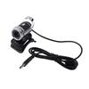 12M   Clip on Webcam Web Camera HD 360 Rotating Stand Built in Microphone for PC Silver