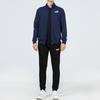 Puma Clean French Terry Sweat Suit Knit Casual Jacket And Pants Set Men Sweat Suit Navy-Blue Black 534517-99