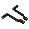 NEW-Motorcycle Gear Shift Lever Footpegs Heel Toe Shifter Pedals Gear Shift Lever For Touring Black