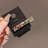 Korean Floral Rhinestone Pearl Hair Clip for Women