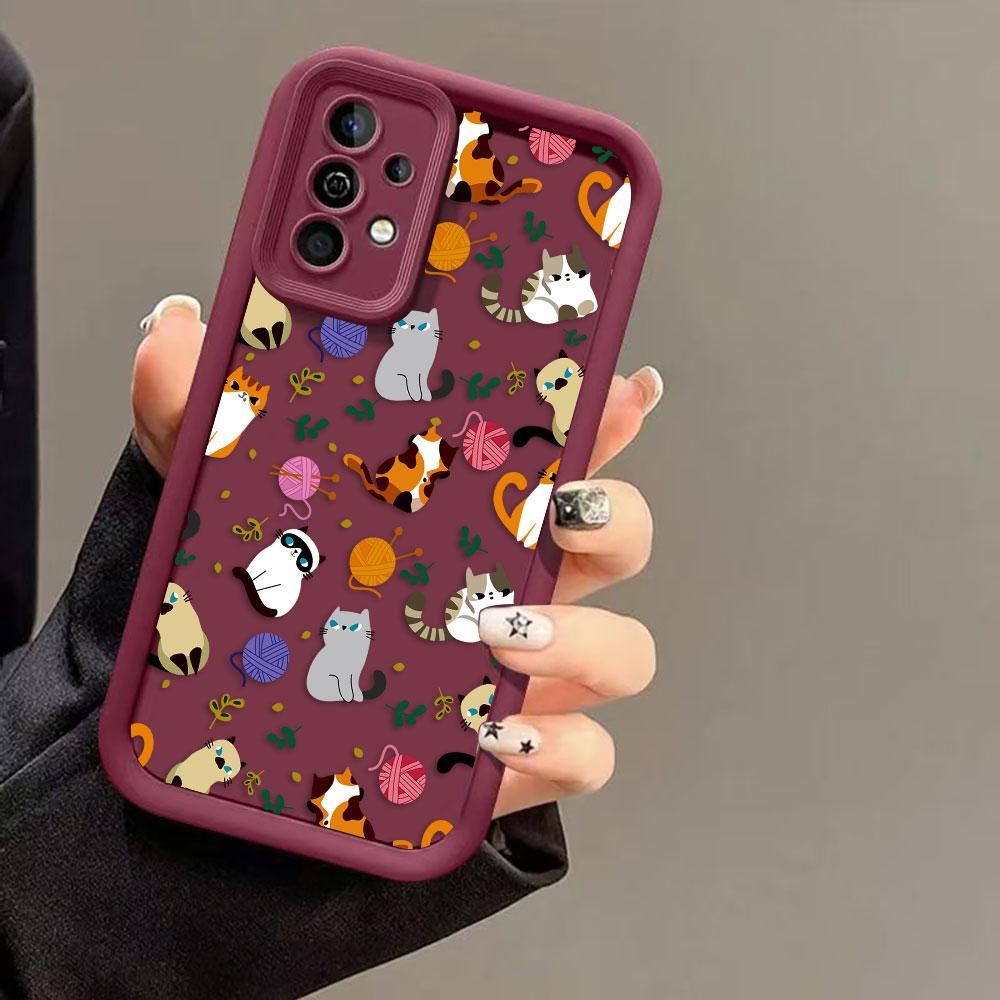 Cute Cat Charming Cover Phone Case For Googel PIXEL 7 7A 8 8A 9 9A 10 PRO XL 5G Silicone Case DIY Shell Funda Coque Capa