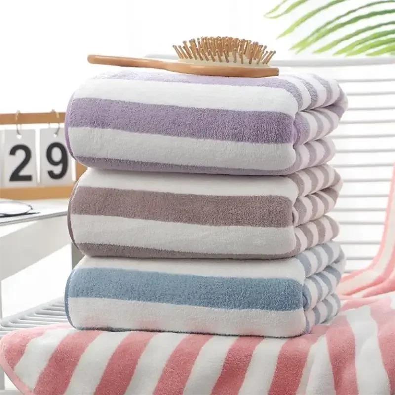 70*35cm Thickened Face Towel Absorbent Pure Hand Wash Face Bath Soft Microfiber Towel Bathroom Home Hotel Adult Towels Cleaning