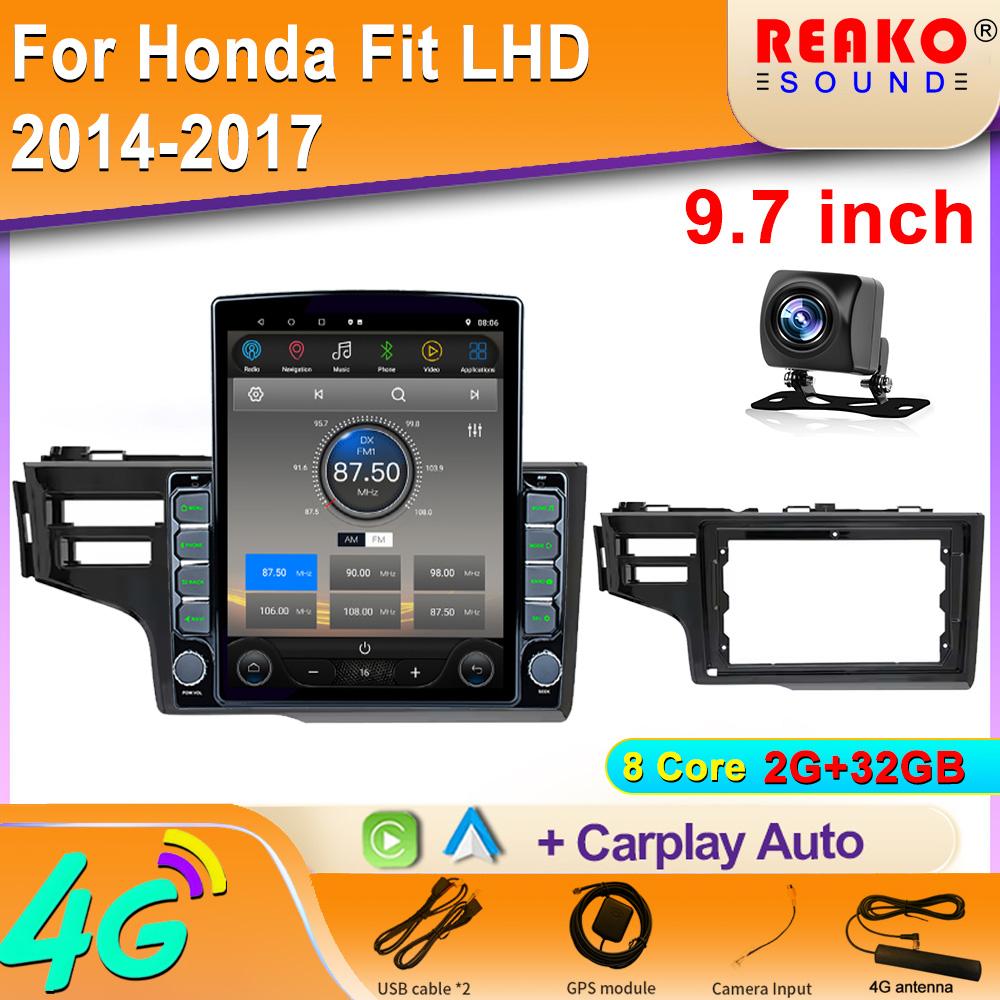 

9,7-дюймовый вертикальный экран Tesla Android 12.0 автомобильное радио для Honda Fit LHD 2014 2017 мультимедийный проигрыватель Carplay 4G GPS-навигация 8 core 2GB+32GB