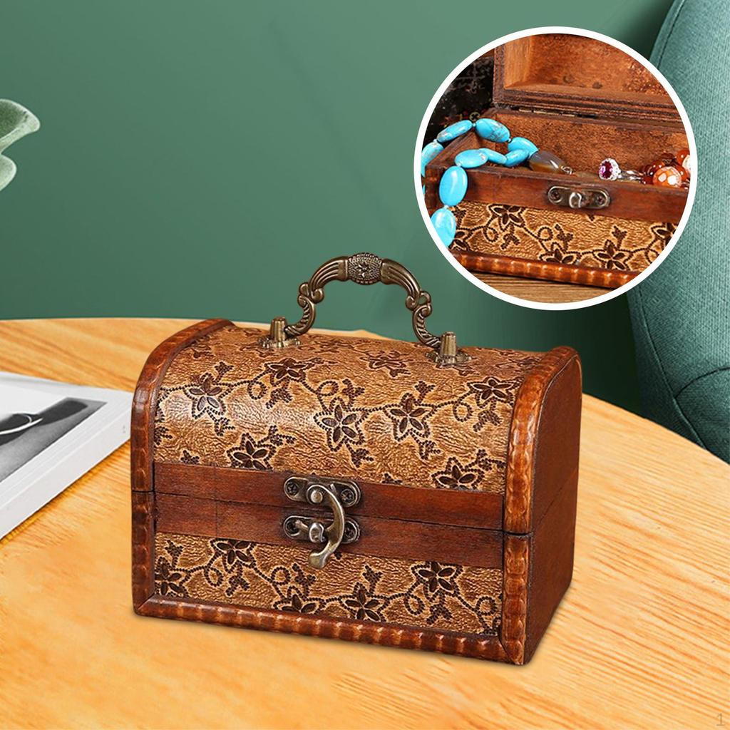 Wooden Jewelry Organizer for Earrings and Necklaces