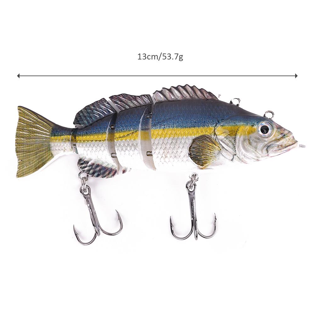 Fishing Lures Slow Sinking Bionic Bait Wobblers Vibration Spoon Crankbaits Multi Jointed Swimbait Hard Artificial Bait Tackle