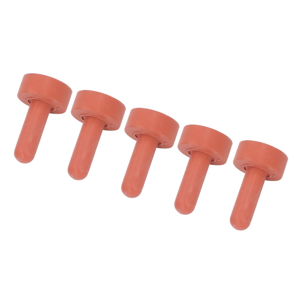 5pcs Small Animal Milk Drink Nipples Nurse Feeding Supplies Calf Nipples Silicone Livestock Nursing 