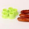 5 v 1 květina Krabí chobotnice Kráječ na šunku Klobásy Grilovací kráječ pro psy Kuchyně Vykrajovací forma Set forem Diy Bento Dekorace