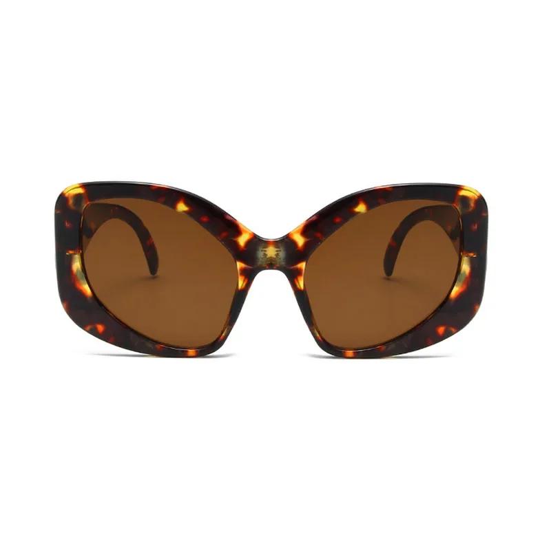 Durable High Quality Retro High End Designer Style Edgy Punk Trendy Oversized Female For Both Male Sun Glasses
