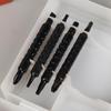 1Set Ratchet Screwdriver Set Short Shaped Radish Head High Hardness Labor-Saving Multi-Functional Dual-Purpose