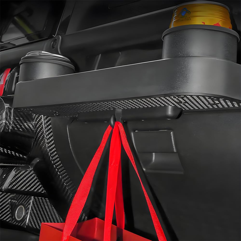 YOCTM Passenger Seat Storage Box for Suzuki Jimny Sierra and Nomad JC74 and Includes a Front Passenger Seat Drink Storage and Smartphone Stand