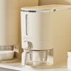 Kitchen Rice Dispenser Press Design Rice Container Food Storage Container Household Cereal Dispenser Bucket with Cup