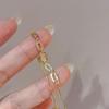 Elegant Crystal Flowers Bracelet For Women Y2K Sweet Moon Cherry Blossom Bow Zircon Bracelets Luxury Designer Jewelry Gift