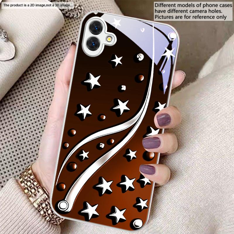 Deep Night with Stars For Samsung A01 A02 03 Core 04 05 06 10 12 13 14 5G 15 16 M02 12 Note 8 9 10 20 glass Ultra phone case