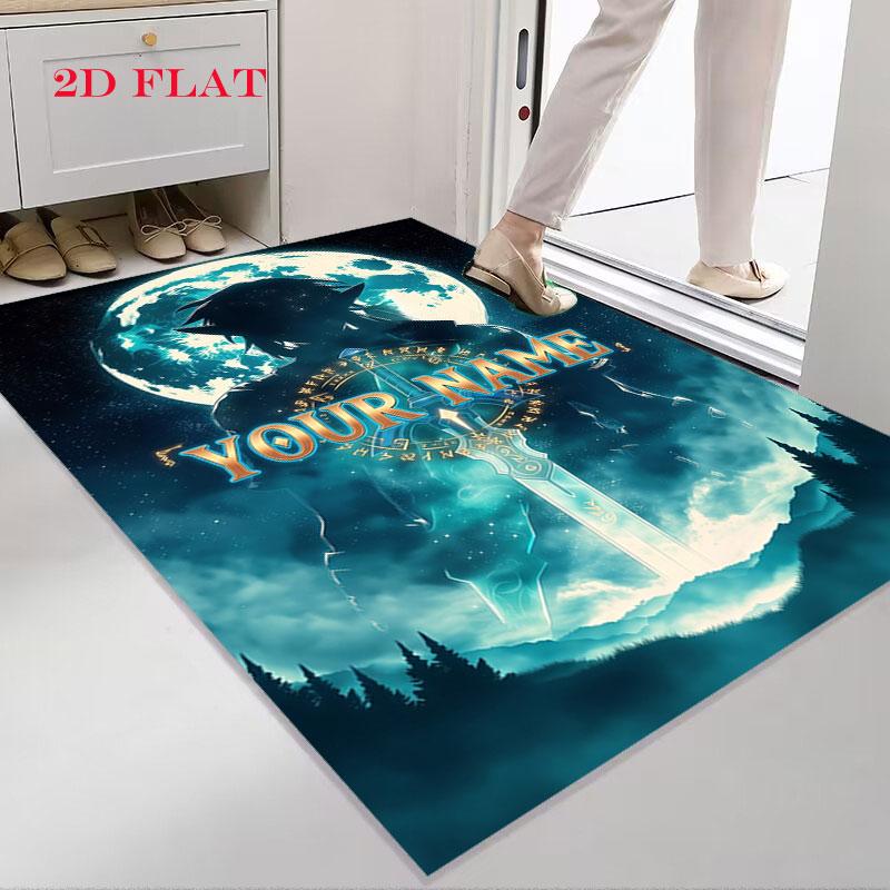 Custom Fantasy Games Carpet Rug for Living Room Bedroom Home Sofa Decoration,Kids play Nonslip Floor Mat