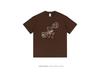 Cartoon Doodle Print Short Sleeve Cotton T-Shirt - Fun & Loose Summer Couple Wear