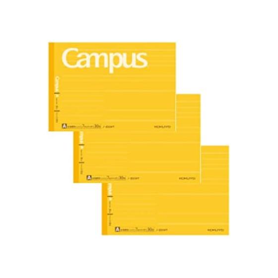 KOKUYO Campus Note (Dotted Ruled) (Half Size) A Ruled -293AT Set of 3 Books