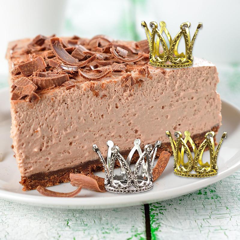 5Pcs Small Rhinestone Tiara Crown Cake Decoration Tiny Baby Crown Cake Topper For Flower Arrangements Birthday Wedding Decor