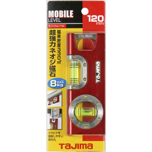 TAJIMA Mobile Level, 120mm, Red, ML-120