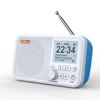 LCD Screen Digital Radio Desktop Alarm Clock DAB DAB+ FM Bluetooth-compatible Broadcasting Radio Supports TF Card MP3 Player