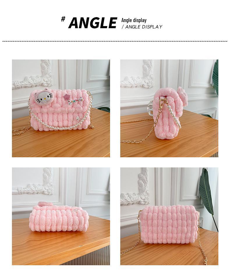 Capybara Hand-Knitted DIY Crossbody Bag Kit - Perfect Gift for Girlfriend