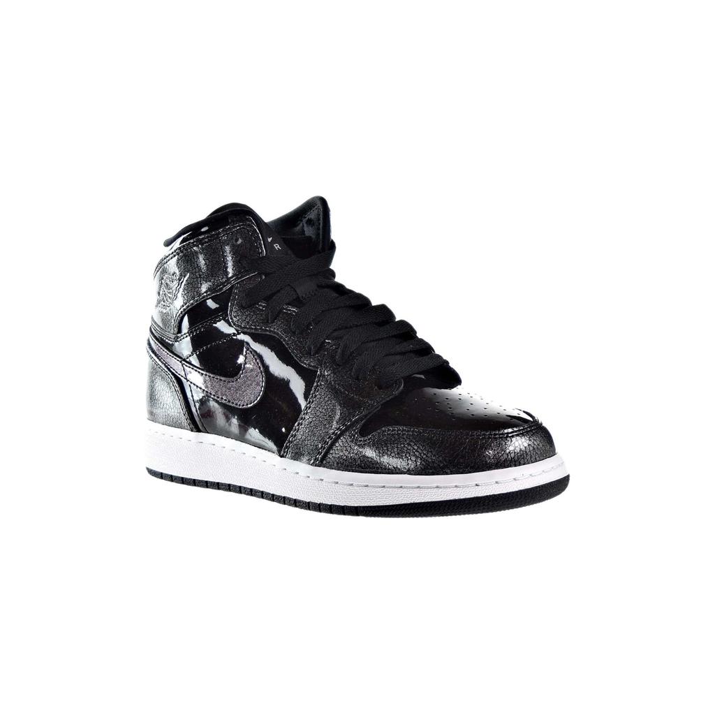 New Jordan 1 Retro High Black Patent GS 705304-017