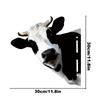 CYCLI-Iron Cow Yard Art Cute Peeking Cattle Yard Decor Decorative Metal Art Peeping Cattle Farmhouse Animal Fence Art Decor